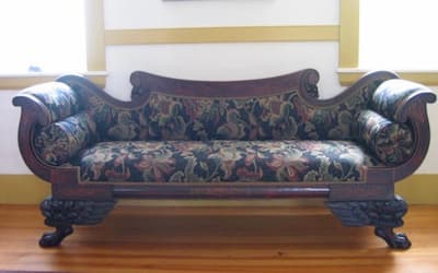 Photo of upholstered chair | 2002 Photo Gallery | Cape Cod Upholstery Shop | South Dennis, MA 02660