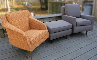 Photo of upholstered chair | 2011 Photo Gallery | Cape Cod Upholstery Shop | South Dennis, MA 02660