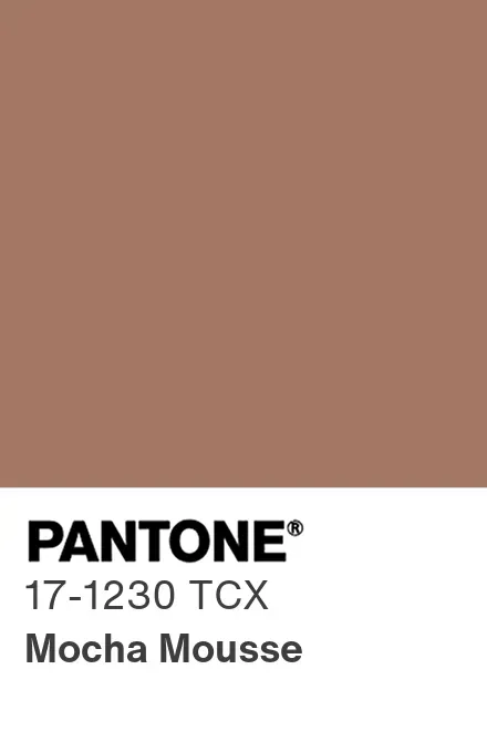 2025 Pantone Color of the year Mocha Mousse. Cape Cod Upholstery Shop - Located in South Dennis, MA 02660